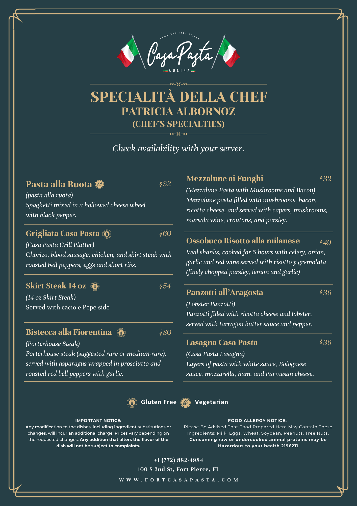 CHEFS-SPECIALTIES